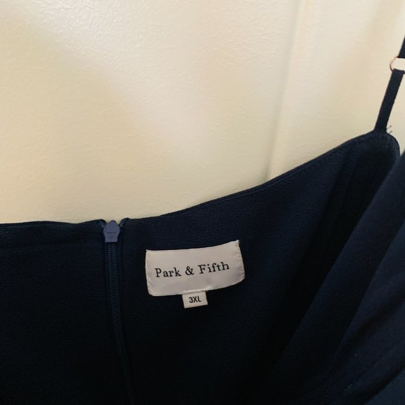 PARK & FIFTH JUPITER BRIDESMAID DRESS IN NAVY - Picture 5 of 6